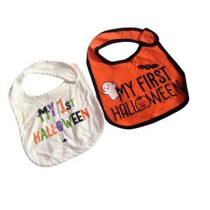 My First Halloween Bibs